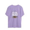 The Walking Beast Front Print Oversized Tee