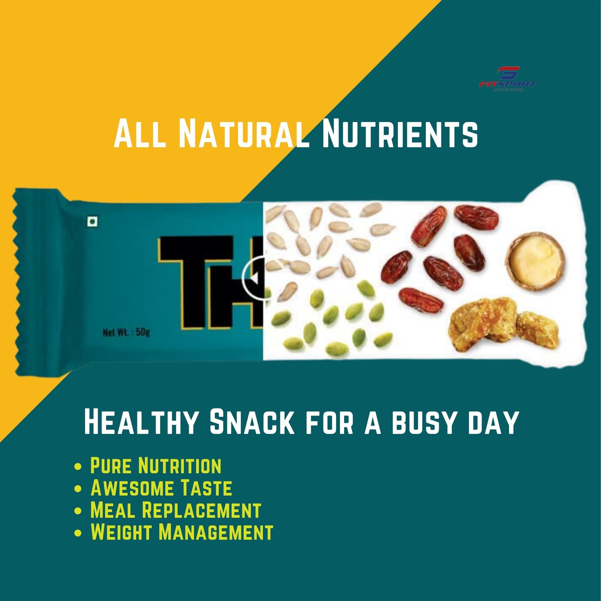 THOP - Premium Natural - Tastiest Nutrition bars