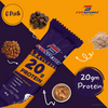 FitSport 20g Protein - Whey Protein, Peanut Butter, Dark Choco Chips - Pack of 6