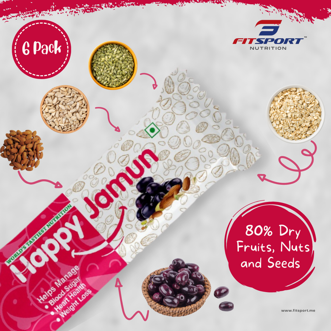 Happy Jamun Nutrition Bar - Excellent Weight and Glucose level management