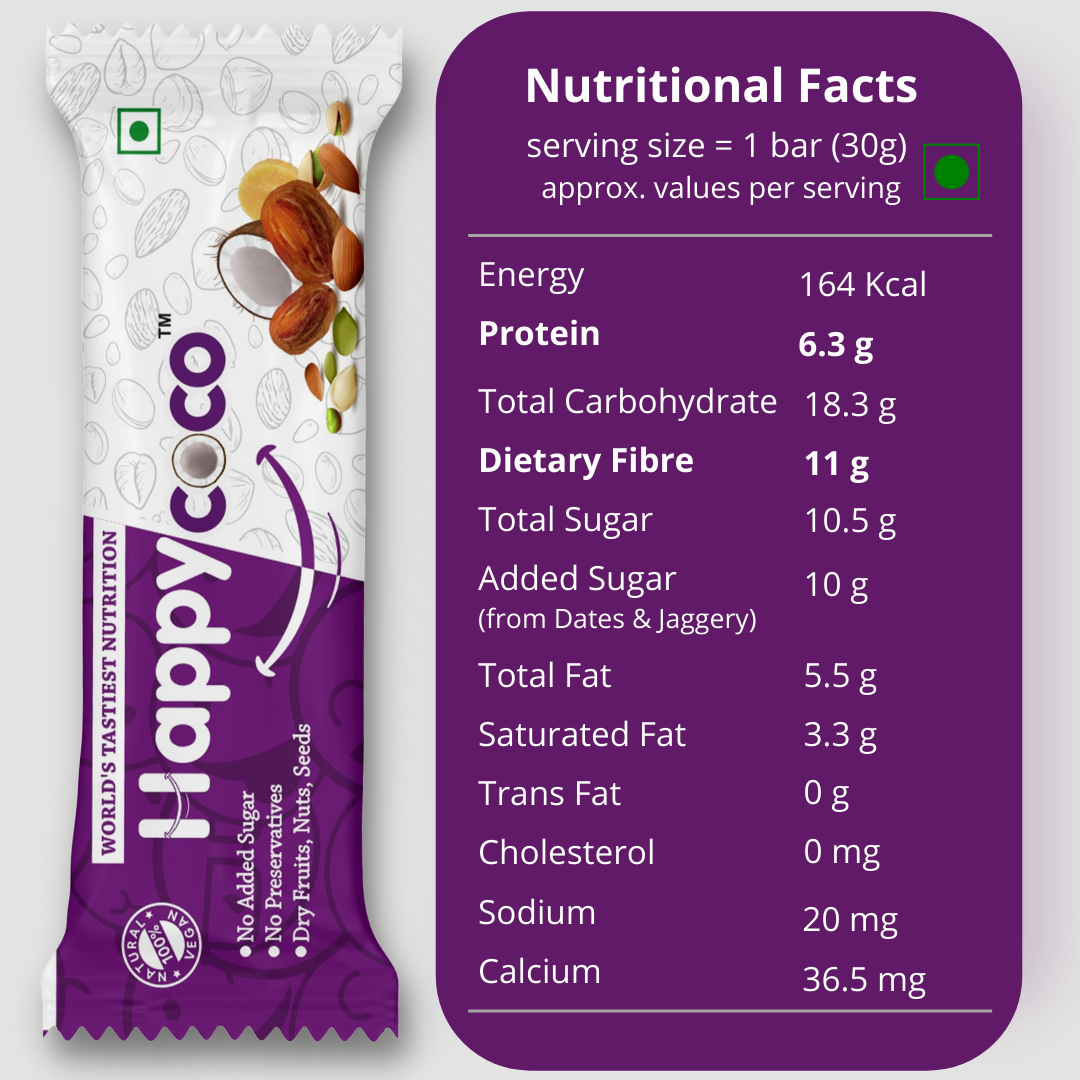 Happy Coco - Dry Fruits with Coconut flavor